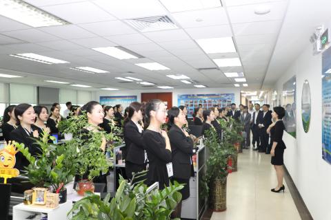 明光市市委书记被摩登7娱乐企业文化深深感动 | 深入沟通合作空间广阔